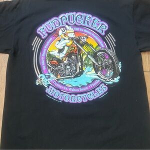 Fudpucker Motorcycle Tourist T Men's Xl Black Not What Your Momma Would Wear